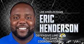 1-on-1 with Rams defensive line coach Eric Henderson on what it means to coach Aaron Donald