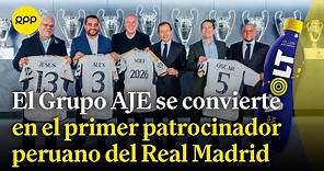 El Grupo AJE es el nuevo patrocinador regional del Real Madrid
