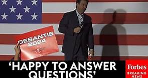 WATCH: DeSantis Takes Voter Questions During 2024 Campaign Rally In Greenville, South Carolina