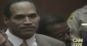 (Raw) 1995: O.J. Simpson verdict is not guilty