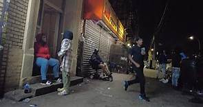 BROOKLYN NEW YORK MOST DANGEROUS STREETS AT NIGHT / BROWNSVILLE