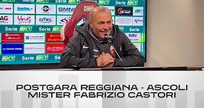 Mister Fabrizio Castori | Postgara Reggiana-Ascoli | Ascoli Calcio
