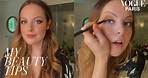 Elizabeth Gillies: un look glamour et un eyeliner parfait | My Beauty Tips | Vogue Paris