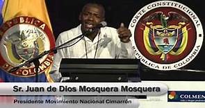 Juan de Dios Mosquera Mosquera Presidente Movimiento Naciona