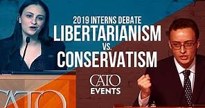 Interns Debate: Libertarianism vs. Conservatism (Cato vs. Heritage)