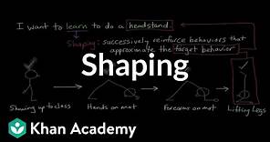 Operant conditioning: Shaping | Behavior | MCAT | Khan Academy