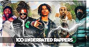 100 UNDERRATED RAPPERS 2023