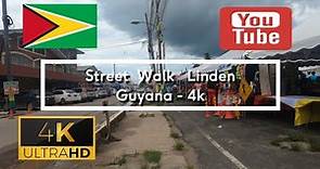 🇬🇾 Street Walk Linden - Guyana - 4K