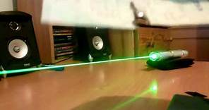 Puntatore laser verde 1.1W più potente e molto economico