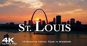 St. LOUIS 2023 🇺🇸 Drone Aerial 4K Missouri | Saint Louis USA United States of America