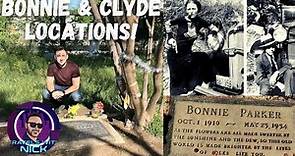 BONNIE AND CLYDE Texas Locations - Graves, Homes, Death Locations