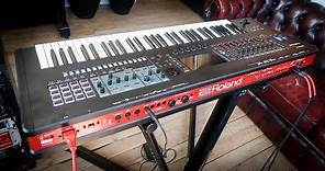 Roland Fantom 6 Synthesizer: Unboxing & Demo