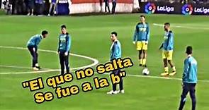 Miedo de los jugadores del Villarreal en la Bombonera!