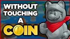 Is it possible to beat the SECRET LEVELS in Super Mario 3D Land without touching a single coin?