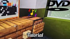 How To Make A WORKING DVD Player In Minecraft