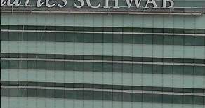 Charles Schwab signed installed in Omaha | Drone Video