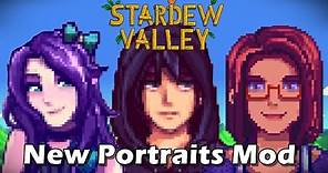New Portraits Mod - Stardew Valley