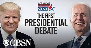 Trump and Biden face off in chaotic first 2020 presidential debate | FULL DEBATE