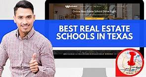 Best Online Real Estate Schools In Texas - Discover The 3 Best Real Estate Courses In Texas