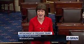Senator Susan Collins will vote to acquit President Trump