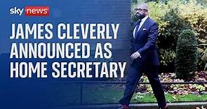 James Cleverly replaces Suella Braverman as home secretary