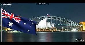 Australia Flag and National Anthem