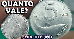 Moneta 5 Lire Delfino, Rare 1956, 1954 1953 1952 1951 1955 1967 1969 1972 1973 Valore, Quanto Vale?