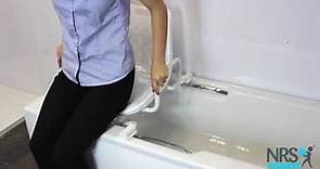 B50176 - Sedile girevole per vasca da bagno larghezza regolabile