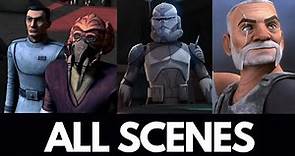 Commander Wolffe all scenes (Clone Wars, Rebels)