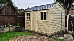 Handmade Garden Cottage Shed Installation Time Lapse
