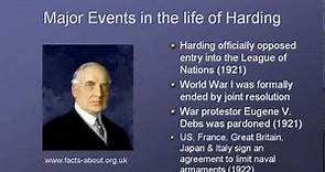 President Warren Harding Biography