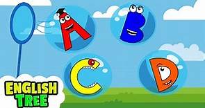 Abc Alphabet Bubbles Song +More Kids Songs | English Tree TV