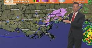 New Orleans Weather: Freeze conditions in southeast Louisiana Tuesday