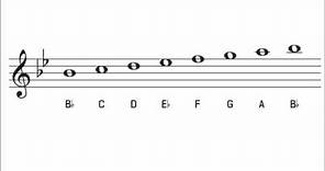 B Flat Major Scale and Key Signature The Key of Bb Major