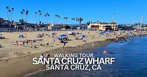 Exploring Santa Cruz Wharf in Santa Cruz, California USA Walking Tour #santacruzwharf #santacruz