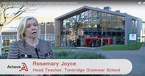 Actavo | Building Solutions - Tonbridge Grammar School Head TEacher Interview