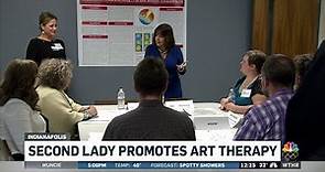 Karen Pence on art therapy