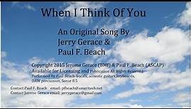 When I Think Of You-Paul Beach