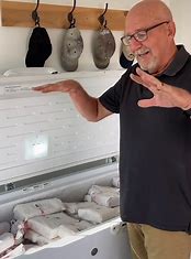 Here’s why I created a better chest freezer, deep freezer storage system. #chestfreezer #deepfreezer #storagesystem #storage #steak #freezerburn