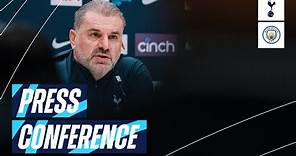 ANGE POSTECOGLOU FA CUP PRESS CONFERENCE // TOTTENHAM HOTSPUR V MAN CITY