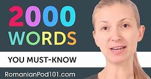 2000 Words Every Romanian Beginner Must Know