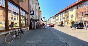 Wolfratshausen Small German Town Near Munich 4K