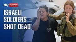 Three Israeli soldiers shot dead on Egyptian border