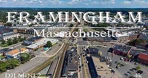 Framingham MA in 4k Drone Aerial Footage