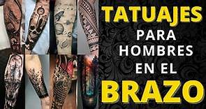 Descubre los mejores diseños de TATUAJES para HOMBRES en el BRAZO / Golden Tattoo