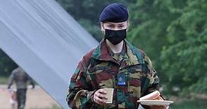 Princess Elizabeth, Duchess Of Brabant Military (Training) Preparation In Belgium