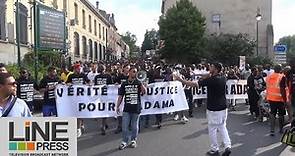 Marche pour Adama + conférence de presse / Beaumont-sur-Oise (95) - France 22 juillet 2016