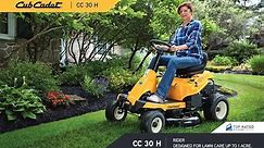 Testing The Smallest Lawn Tractor / Mower Cub Cadet 30 CC30 in action