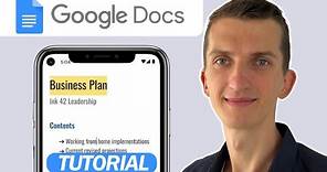 How to Use Google Docs on iPhone & Android - Google Docs App Tutorial