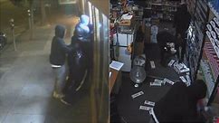 A group of thieves made off with over $100,000 in merchandise after smashing into a San Francisco tobacco shop